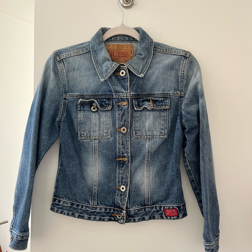 Guess Blue Jean Jacket Classic Denim Style